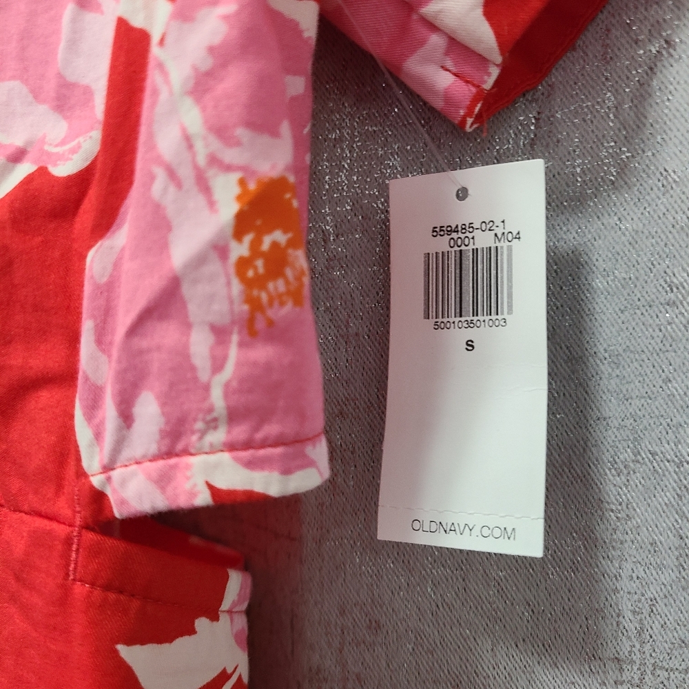 Old Navy Cutout Midi Shirt‎ Dress NEW - Picture 6 of 11